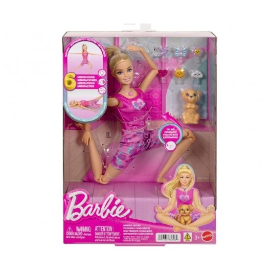 BARBIE MINDFUL MOVES LALKA GIMNASTYCZKA /3 -zdjęcie numer 1