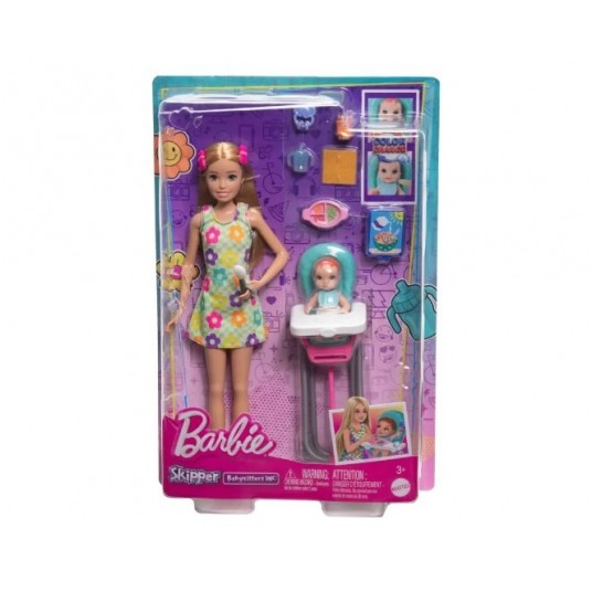 BARBIE OPIEKUNKA SKIPPER KARMIENIE MALUSZKA /4 -zdjęcie numer 1