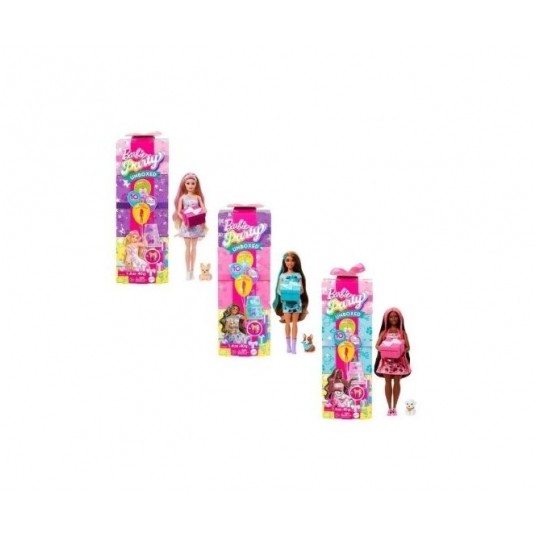 BARBIE PARTY REVEAL LALKA NIESPODZIANKA ASST /3 -zdjęcie numer 1