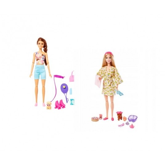 BARBIE RELAKS W SPA / SPORT LALKA + AKC. ASST. /3 -zdjęcie numer 1