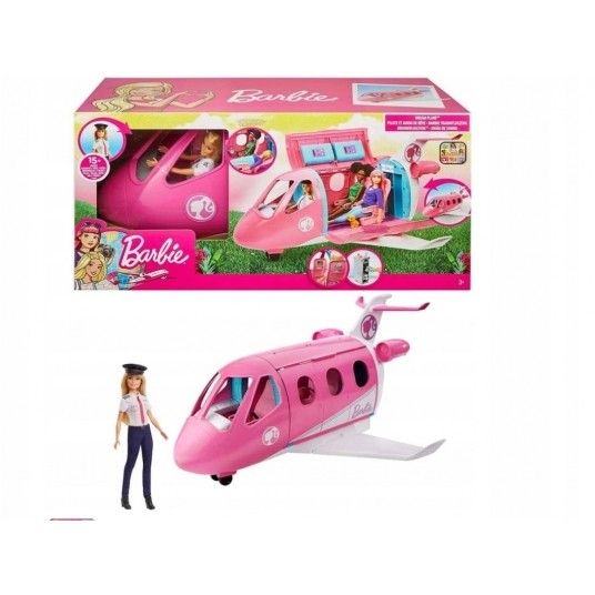 BARBIE SAMOLOT + LALKA PILOT /1 -zdjęcie numer 1