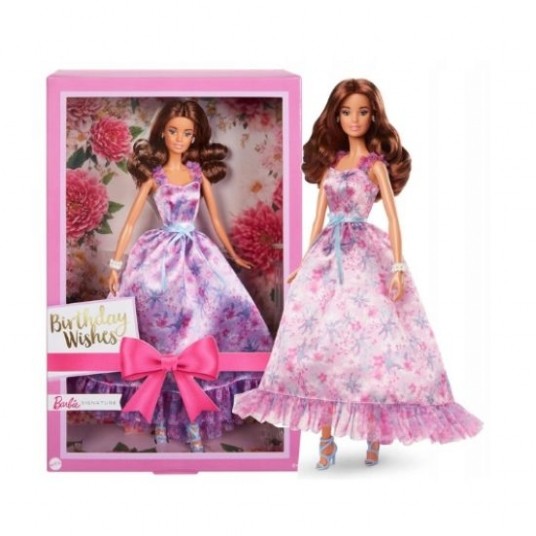 BARBIE SIGNATURE LALKA URODZINOWE ŻYCZENIA /3 -zdjęcie numer 1