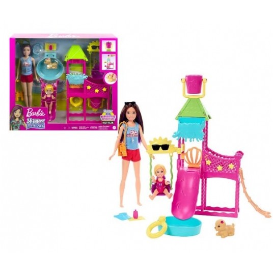 BARBIE SKIPPER FIRST JOB ZESTAW PARK WODNY /3 -zdjęcie numer 1