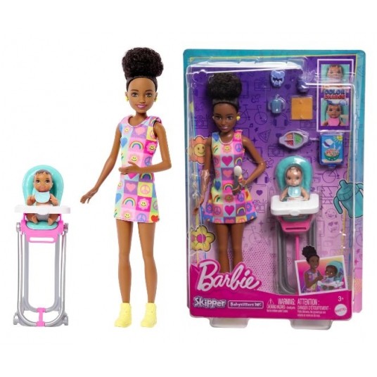 BARBIE SKIPPER LALKA OPIEKUNKA + BOBAS /3 -zdjęcie numer 1