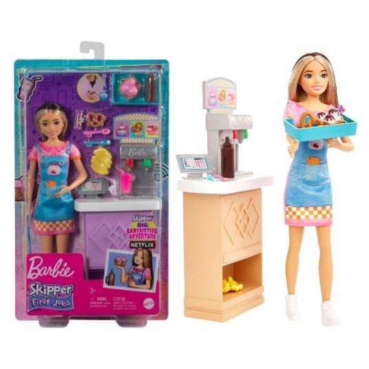 BARBIE SKIPPER PIERWSZA PRACA BAR Z PRZEKĄSKAMI /4 -zdjęcie numer 1