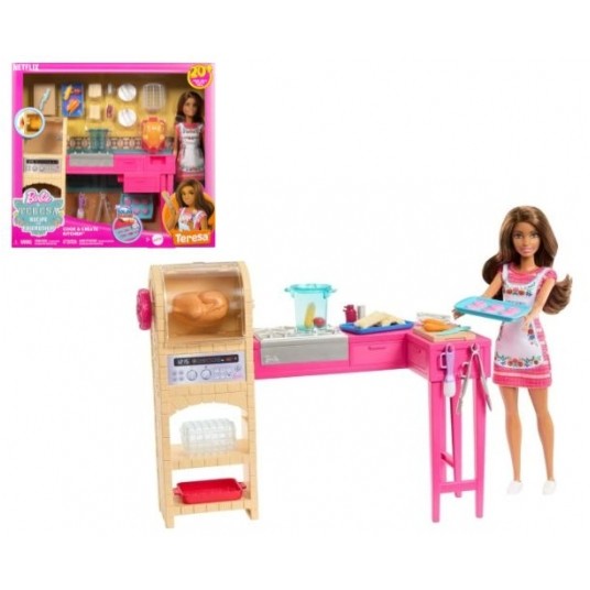 BARBIE TERESA PRZEPIS NA PRZYJAŹŃ ZESTAW KUCHNIA/4 -zdjęcie numer 1
