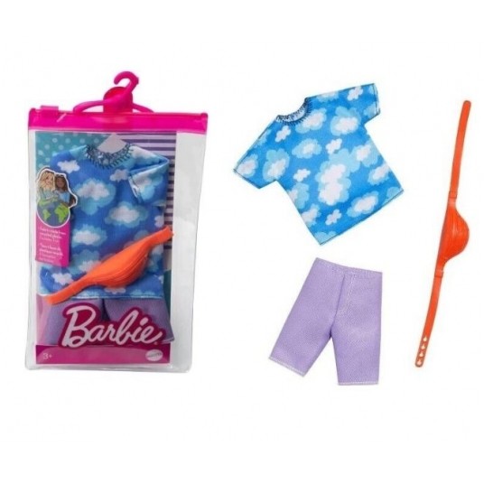 BARBIE UBRANKO DLA KENA KOSZULKA + SPODENKI /8 -zdjęcie numer 1