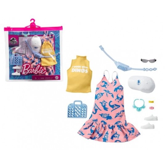 BARBIE UBRANKO DLA LALKI JURRASIC WORLD DRESS /8 -zdjęcie numer 1