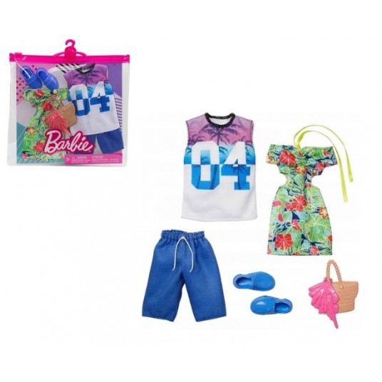 *** BARBIE UBRANKO LALEK KEN ZESTAW PLAŻA /8 -zdjęcie numer 1
