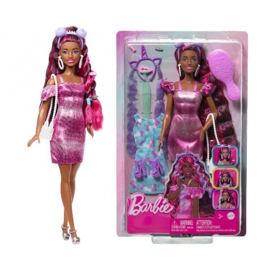 BARBIE ZABAWA WŁOSAMI LALKA + AKCESORIA /6 -zdjęcie numer 1