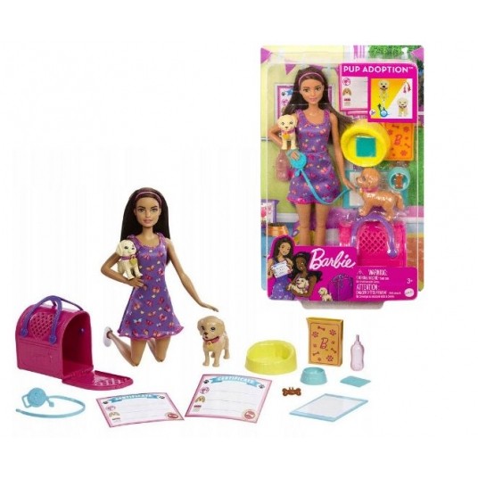 BARBIE ZESTAW ADOPCJA PIESKÓW /4 -zdjęcie numer 2