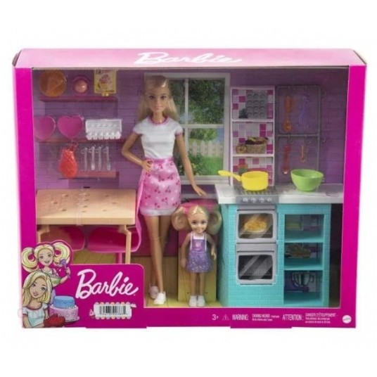BARBIE ZESTAW BARBIE I CHELSEA WSPÓLNE PIECZENIE/2 -zdjęcie numer 1