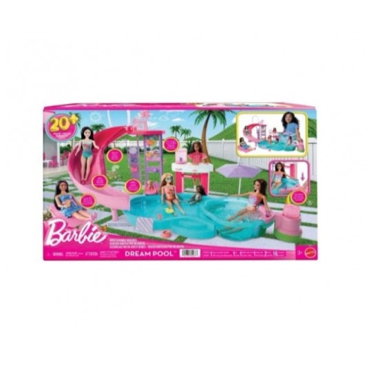 BARBIE ZESTAW BASEN MARZEŃ + AKCESORIA /2 -zdjęcie numer 1