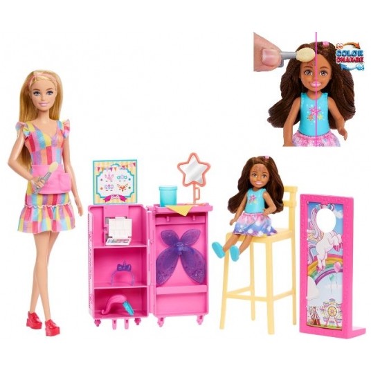 BARBIE ZESTAW DZIEŃ NA JARMARKU COLOR CHANGE /3 -zdjęcie numer 1