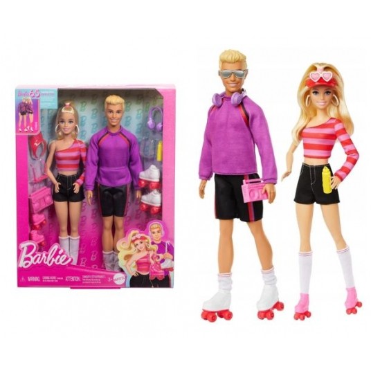 BARBIE ZESTAW LALEK BARBIE I KEN NA WROTKACH/4 -zdjęcie numer 1