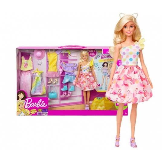 BARBIE ZESTAW LALKA + UBRANKA + BUTY + AKC /6 -zdjęcie numer 1