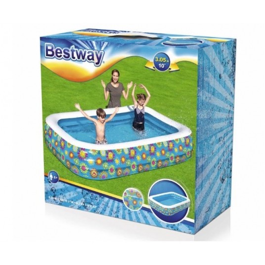 BESTWAY DMUCHANY BASEN KWIATY 305x183x56cm /2 -zdjęcie numer 1