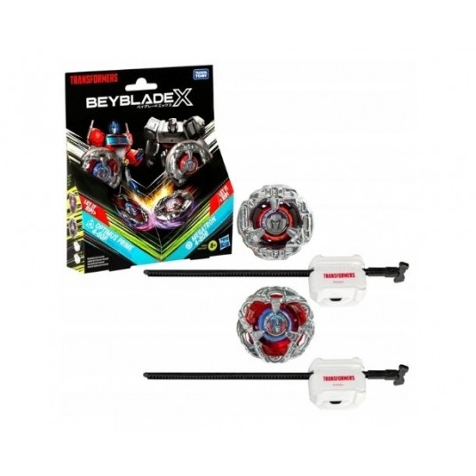 BEYBLADE X TRANSFORMERS OPTIMUSPRIME VS MEGATRON/8 -zdjęcie numer 1
