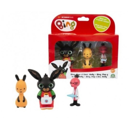BING FIGURKA 3 PACK BING FLOP & DR MOLLY /6 -zdjęcie numer 1