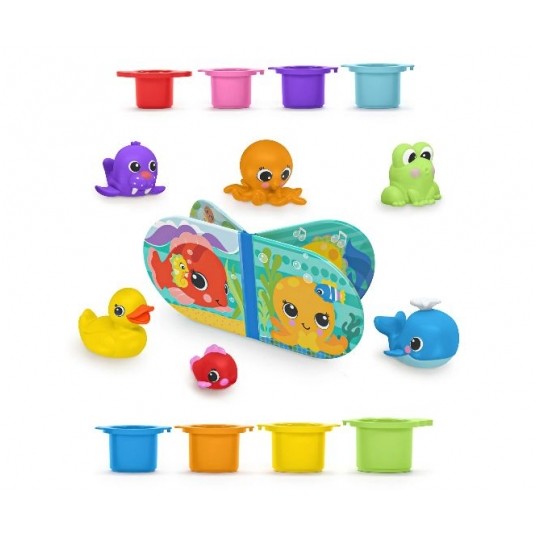 BRIGHT STARTS ZABAWKA DO KĄPIELI 15el BROWN BOX/6 -zdjęcie numer 1