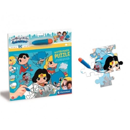 CLEMENTONI DC SUPER FRIENDS WODNE PUZZLE /12 -zdjęcie numer 1