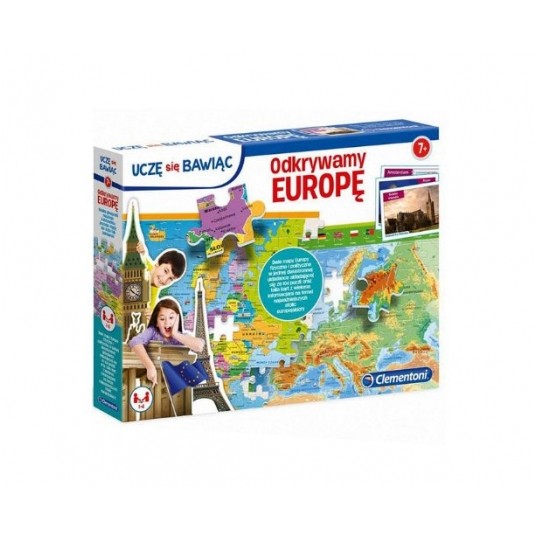 CLEMENTONI ODKRYWAMY EUROPĘ MAPY PUZZLE/6 -zdjęcie numer 1