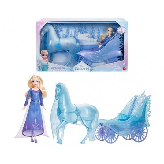 DISNEY FROZEN KRAINA LODU ELSA + NOKK Z KAROCĄ/2 -zdjęcie numer 1