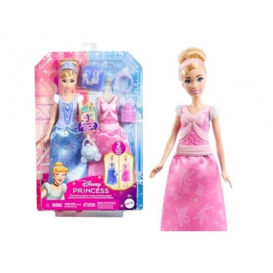 DISNEY PRINCESS LALKA KOPCIUSZEK 2w1 /4 -zdjęcie numer 1
