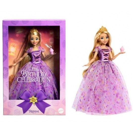 DISNEY PRINCESS LALKA URODZINOWA ROSZPUNKA /1 -zdjęcie numer 1