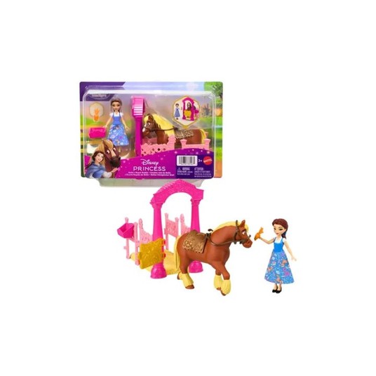 DISNEY PRINCESS ZESTAW STORYTIME BELLA I KONIK /3 -zdjęcie numer 1