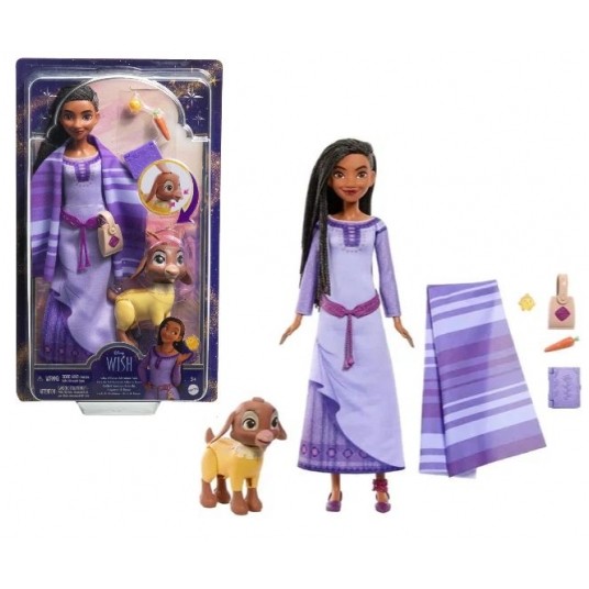 DISNEY WISH ŻYCZENIE LALKA ASHA + ROSAS /4 -zdjęcie numer 1