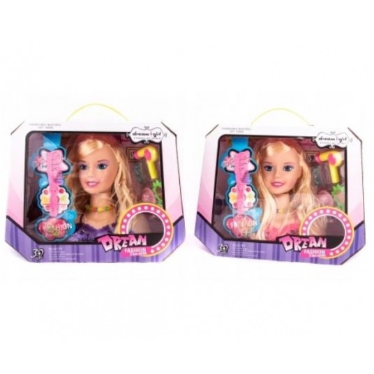 DREAM GIRL FASHION GŁOWA DO CZESANIA MALOWANIA /12 -zdjęcie numer 1