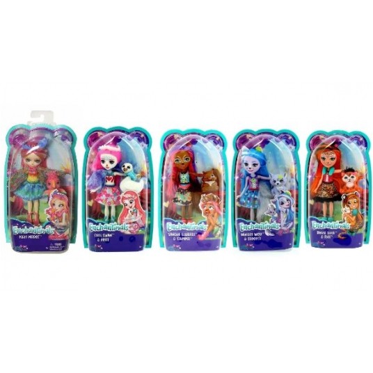 ENCHANTIMALS DOLL + ANIMAL ASSORTMENT FNH22 /8 -zdjęcie numer 1