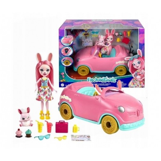 ENCHANTIMALS KRÓLICZKOWÓZ LALKA BREE BUNNY/2 -zdjęcie numer 1