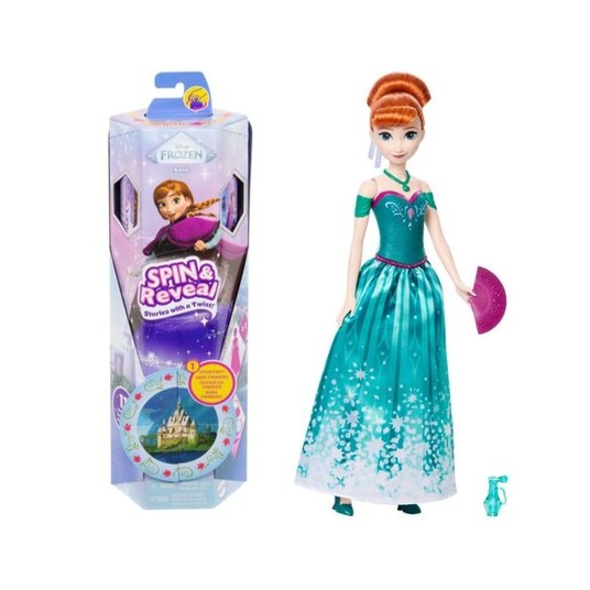 FROZEN KRAINA LODU SPIN & REVEAL LALKA ANNA /2 -zdjęcie numer 1