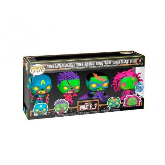 FUNKO POP! WHAT IF...? ZOMBIE MARVEL 4-PACK /6 -zdjęcie numer 1