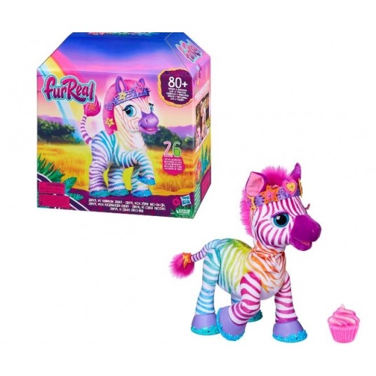 FURREAL FRIENDS INTERAKTYWNA TĘCZOWA ZEBRA ZENYA/3 -zdjęcie numer 1