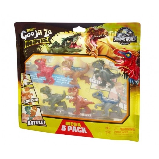 GOO JIT ZU MINI JURASSIC WORLD 6 PACK /6 -zdjęcie numer 1