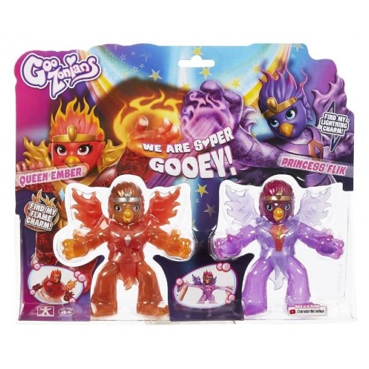 GOO ZONIANS 2-PACK QUEEN EMBER & PRINCESS FLIK /4 -zdjęcie numer 1