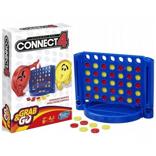 HASBRO GRA GRAB & GO CONNECT 4 - PL/IT /6 -zdjęcie numer 1