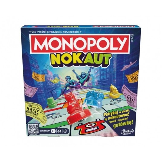 HASBRO GRA MONOPOLY KNOCK OUT WERSJA PL /6 -zdjęcie numer 1