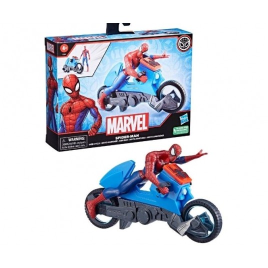 HASBRO MARVEL SPIDERMAN FIGURKA + MOTOR /6 -zdjęcie numer 1