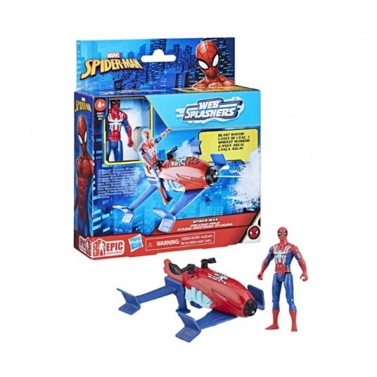 HASBRO SPIDERMAN WEB SPLASHERS FIG. + POJAZD / 6 -zdjęcie numer 1