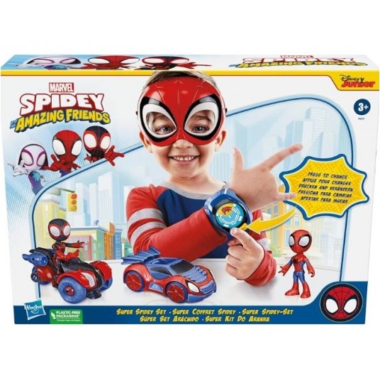 HASBRO SPIDEY AMAZING FRIENDS 2x POJAZD +FIGURKA/6 -zdjęcie numer 1