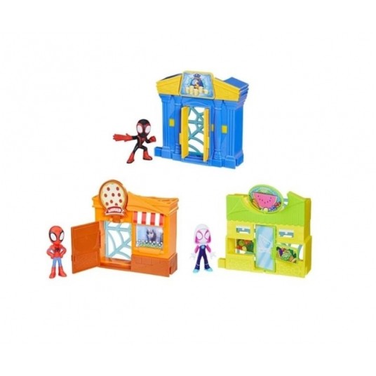 HASBRO SPIDEY AMAZING FRIENDS BUDYNEK + FIGURKA /6 -zdjęcie numer 1