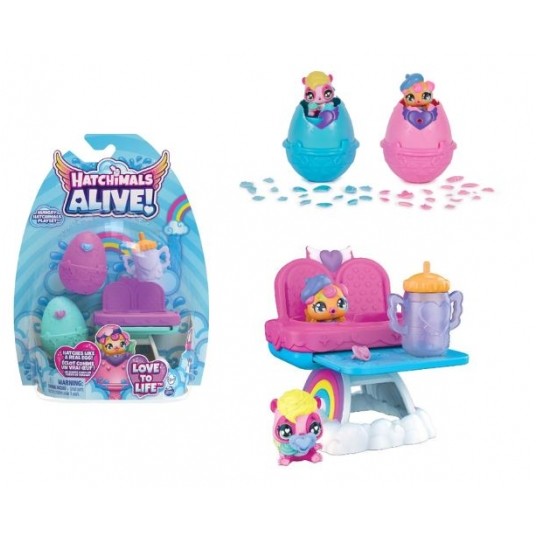 HATCHIMALS ALIVE ZESTAW KRZESEŁKO DO KARMIENIA /1 -zdjęcie numer 1