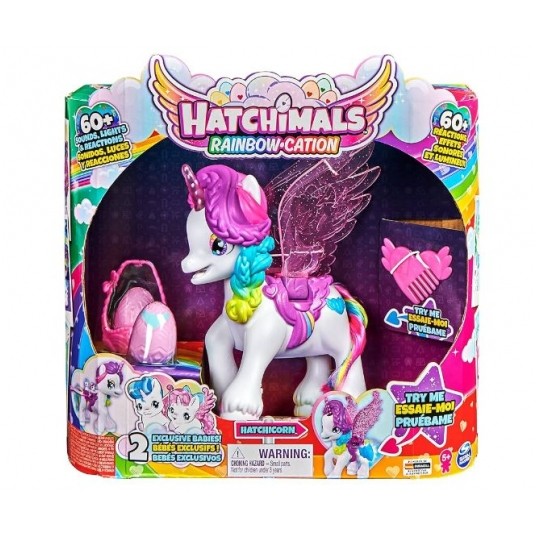 HATCHIMALS RAINBOW INTERAKTYWNY JEDNOROŻEC / 2 -zdjęcie numer 1