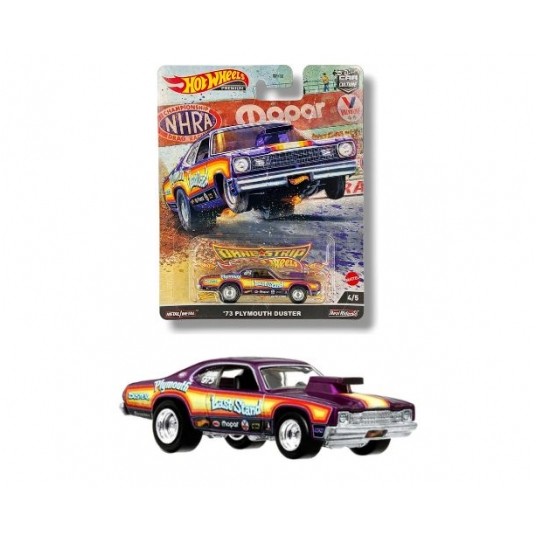 HOT WHEELS 1973 PLYMOUTH DUSTER DRAGSTRIP SERIES -zdjęcie numer 1