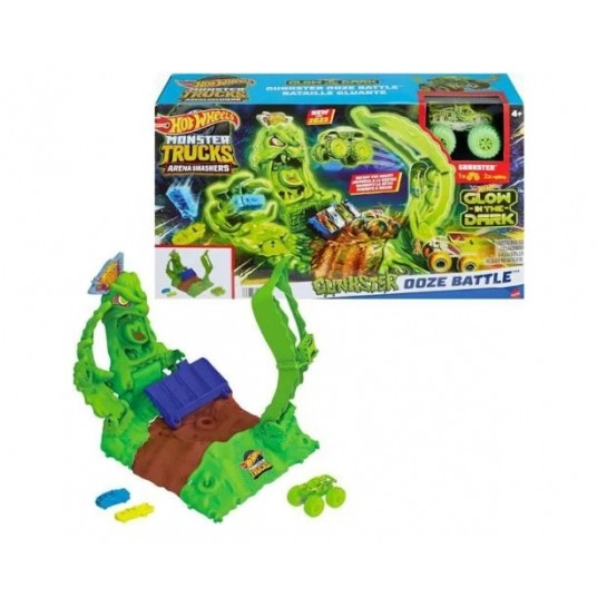 HOT WHEELS ARENA SMASHER MONSTER TRUCK OOZE BATTLE -zdjęcie numer 1