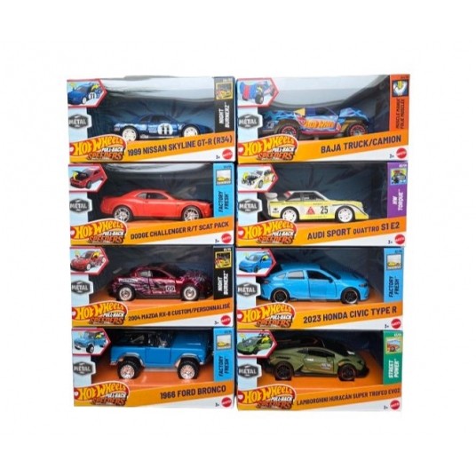 HOT WHEELS AUTKO PULL BACK SPEEDERS ASST./8 -zdjęcie numer 1